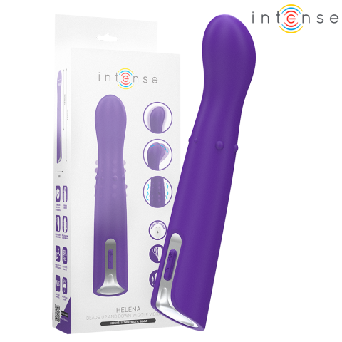 INTENSE - HELENA BEADS VIBRADOR WIGGLE UP & DOWN 13,5 CM