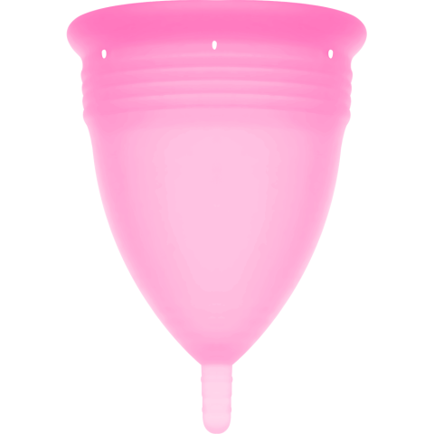 STERCUP - COPO MENSTRUAL DE SILICONE FDA ROSA - TAMANHO L