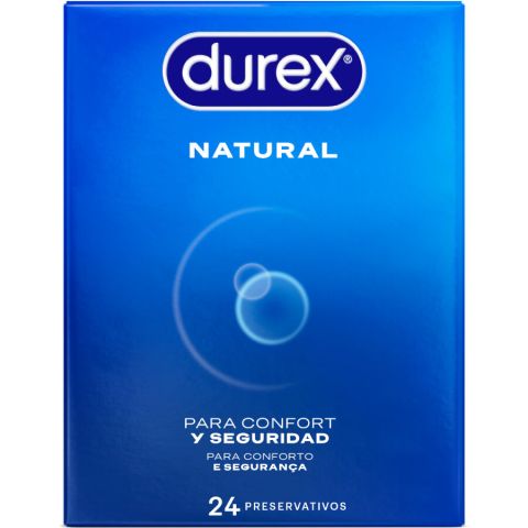 DUREX - PRESERVATIVOS NATURAIS 24 UNIDADES