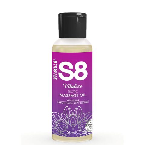 STIMUL8 - S8 VITALIZE ÓLEO DE MASSAGEM ERÓTICO LIMA 50 ML