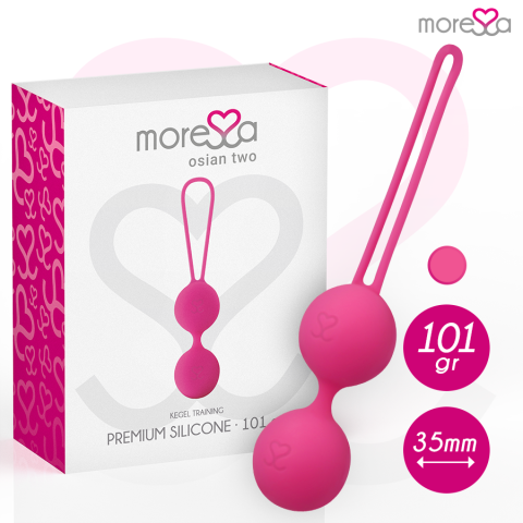 MORESSA - OSIAN DOIS SILICONE PREMIUM ROSA