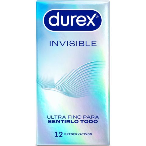 DUREX - PRESERVATIVOS ULTRA FINOS INVISÍVEIS 12 UNIDADES
