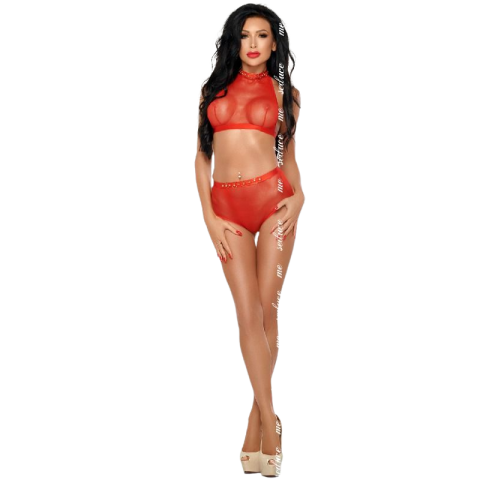 ME-SEDUCE - MONA SET VERMELHO XXL/XXXL