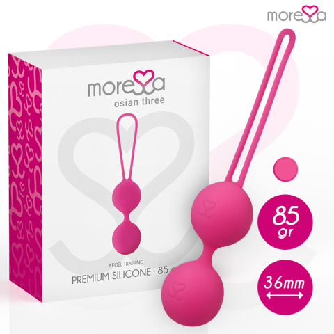 MORESSA - OSIAN TRÊS SILICONE PREMIUM ROSA