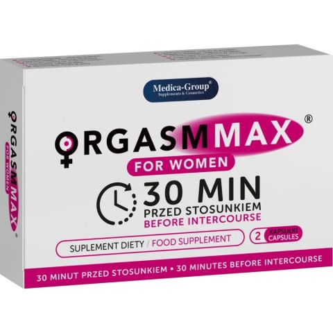 MEDICA GROUP - ORGASM MAX PARA MULHERES 2 CÁPSULAS