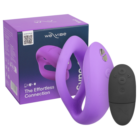 WE-VIBE - SYNC O VIBRADOR FLEXÍVEL CONTROLE REMOTO VIOLETA