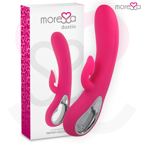 MORESSA - DUSTIN SUCÇÃO CLITÓRICA E VIBRAÇÃO PODEROSA SILICONE PREMIUM RECARREGÁVEL