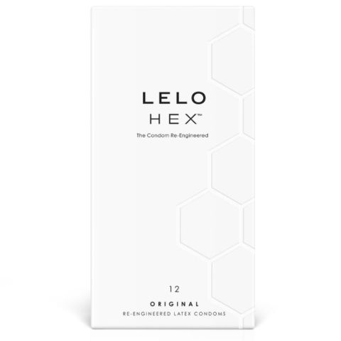 LELO - CAIXA DE PRESERVATIVO HEX 12 UNIDADES