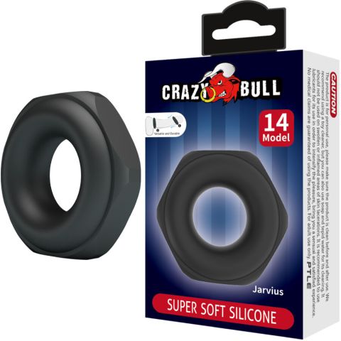 CRAZY BULL - ANEL DE SILICONE JARVIUS MODELO 14