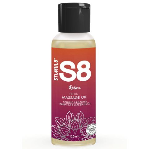 STIMUL8 - S8 RELAX ÓLEO DE MASSAGEM DE CHÁ VERDE 125 ML